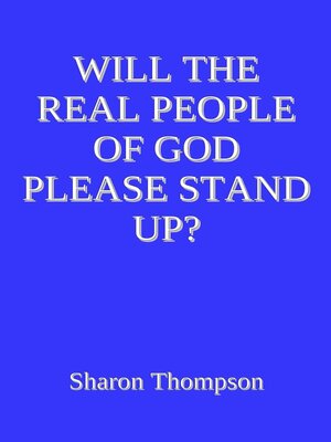 cover image of Will the Real People of God Please Stand Up?